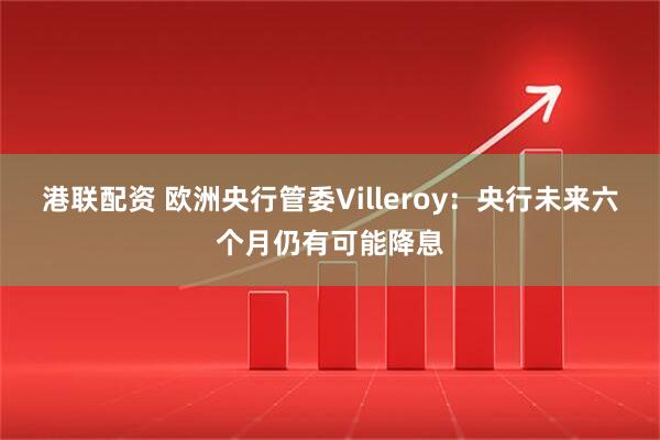 港联配资 欧洲央行管委Villeroy：央行未来六个月仍有可能降息